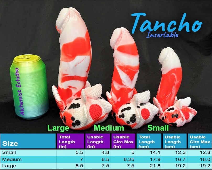Flop - Tancho - Goldfish Insertable - Medium - Medium - UV - GITD - 34021