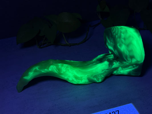 Oola Tongue - Alien Dragon Insertable Toy - Medium - Super Soft - UV - 4427