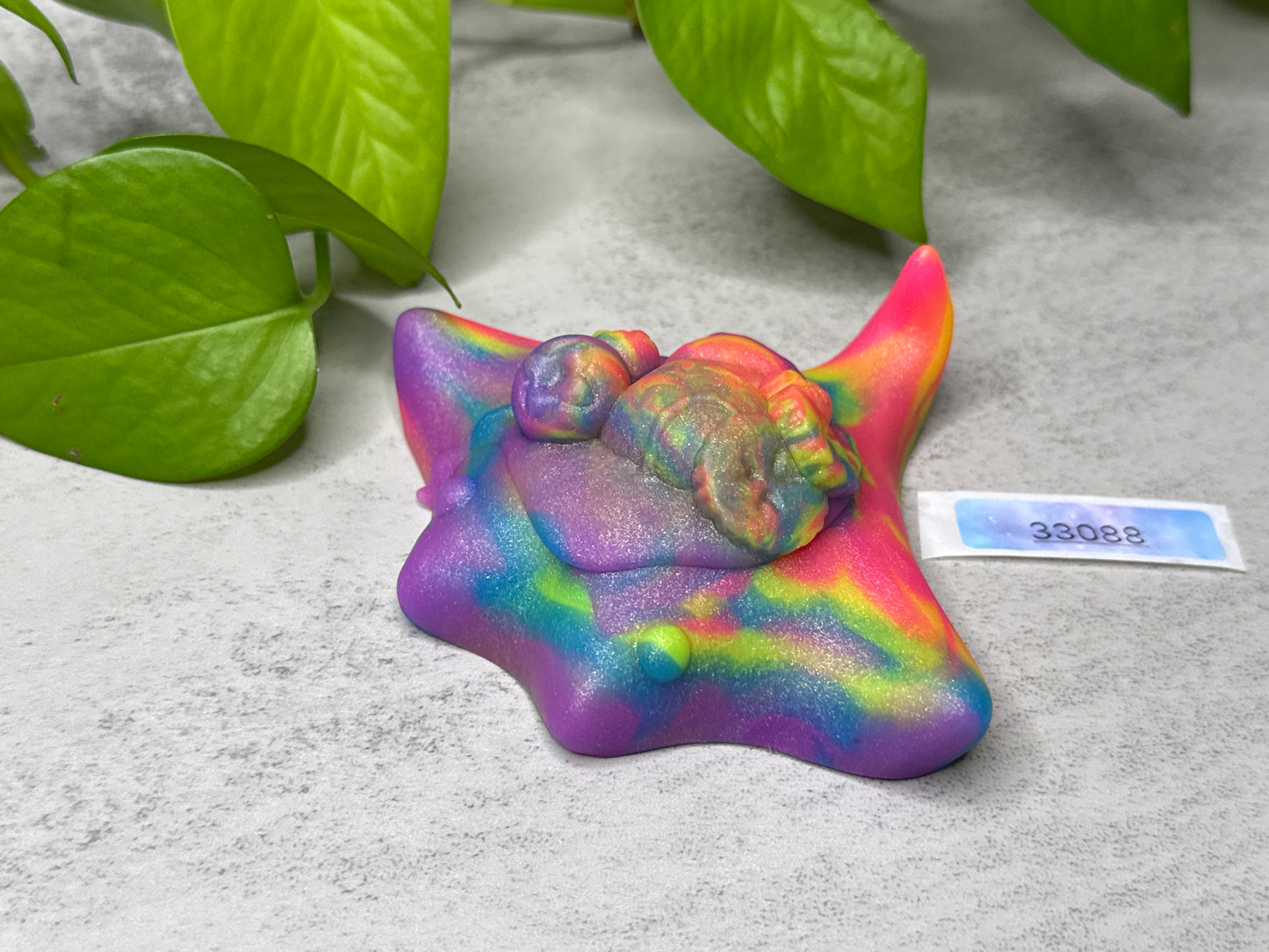 Flapjack - Stingray Squishy - Medium - Super Soft - UV - GITD - 33088
