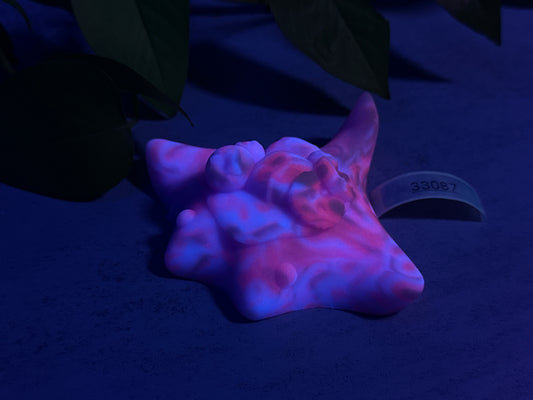 Flapjack - Stingray Squishy - Medium - Soft - UV - GITD - 33087