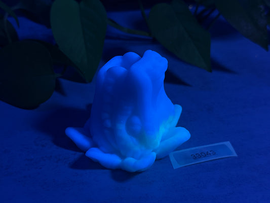 Quetzal - Penetrable Stroker - Mini - Super Soft - UV - GITD - 33043