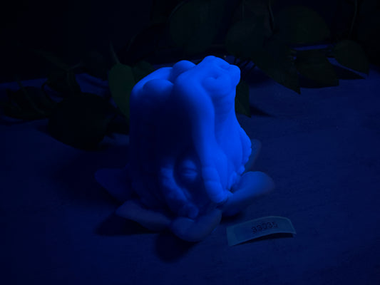 Quetzal - Penetrable Stroker - Large - Super Soft - UV - GITD - 33035