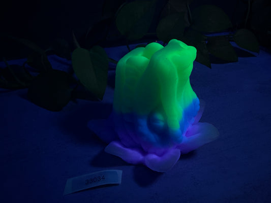 Quetzal - Penetrable Stroker - Large - Super Soft - UV - GITD - 33034