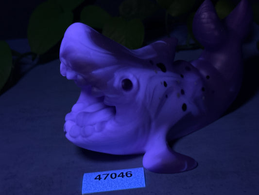 Quint - Shark Open Back Penetrable - Large - Super Soft - UV - GITD - 47046