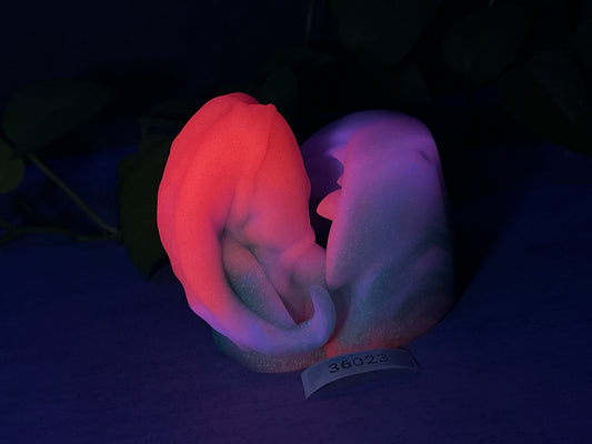 Oola's Maw - Penetrable Stroker - Large - Super Soft - UV - GITD - 36023