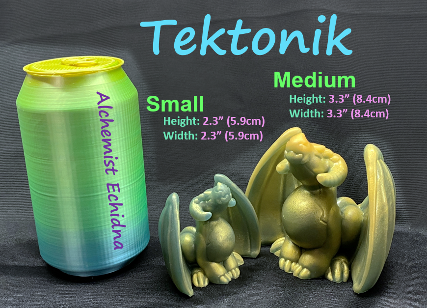 Tektonik - Dragon Squishy - Medium - Soft - UV - GITD - 22022