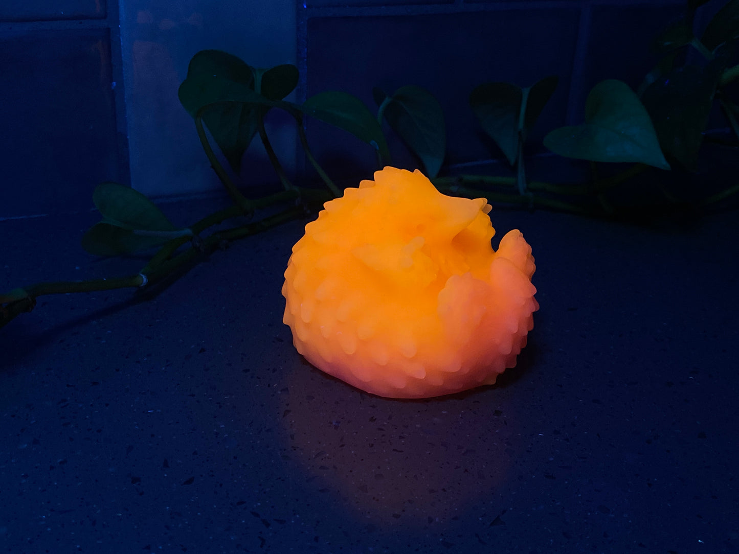 a candle that is sitting on a table