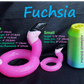 Fuchsia - Small C-Ring Toy - Soft - UV - GITD - 26046