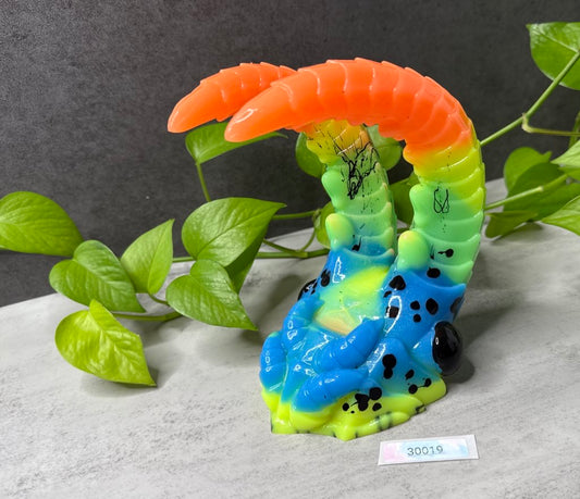 Kariss - Shrimp Insertable - Large - Soft - UV - GITD - 30019