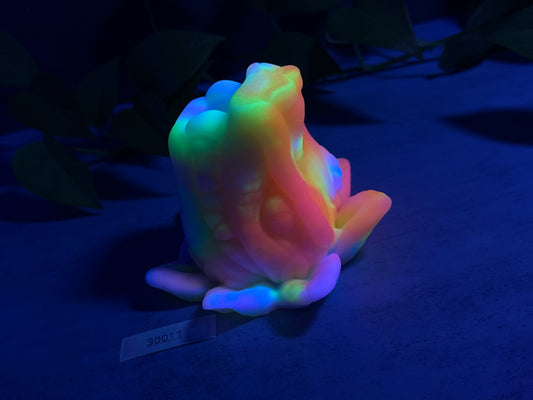 Quetzal - Stroker Penetrable - Large - Super Soft - UV - GITD - 30011