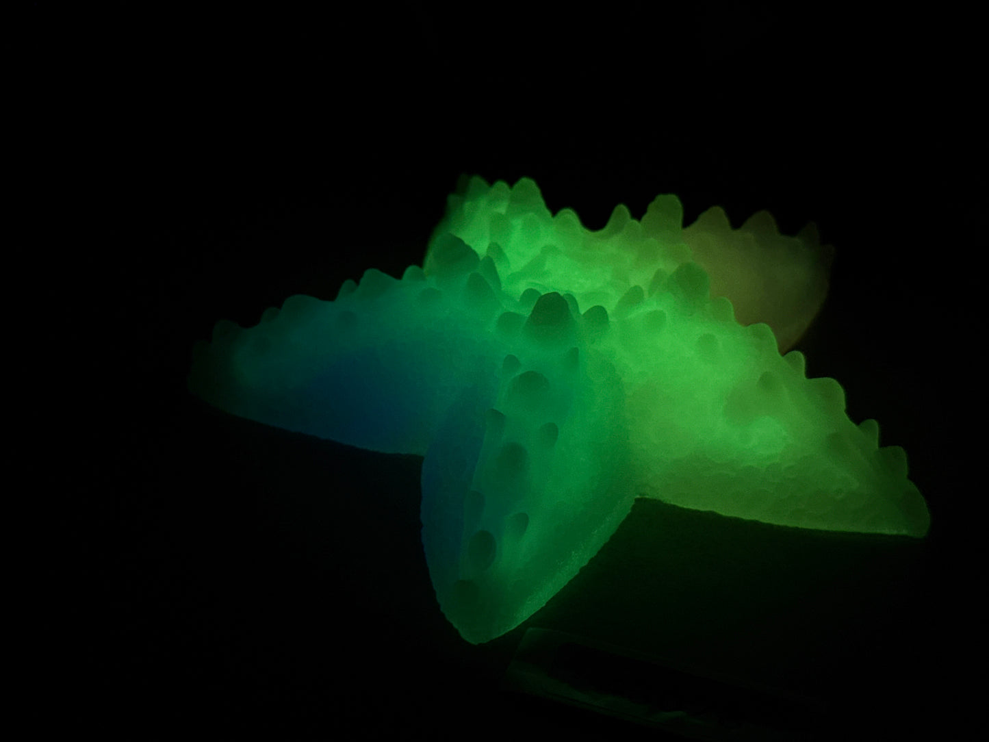 Astrid - Starfish Grinder Toy - Large - Super Soft - UV - GITD - 43028