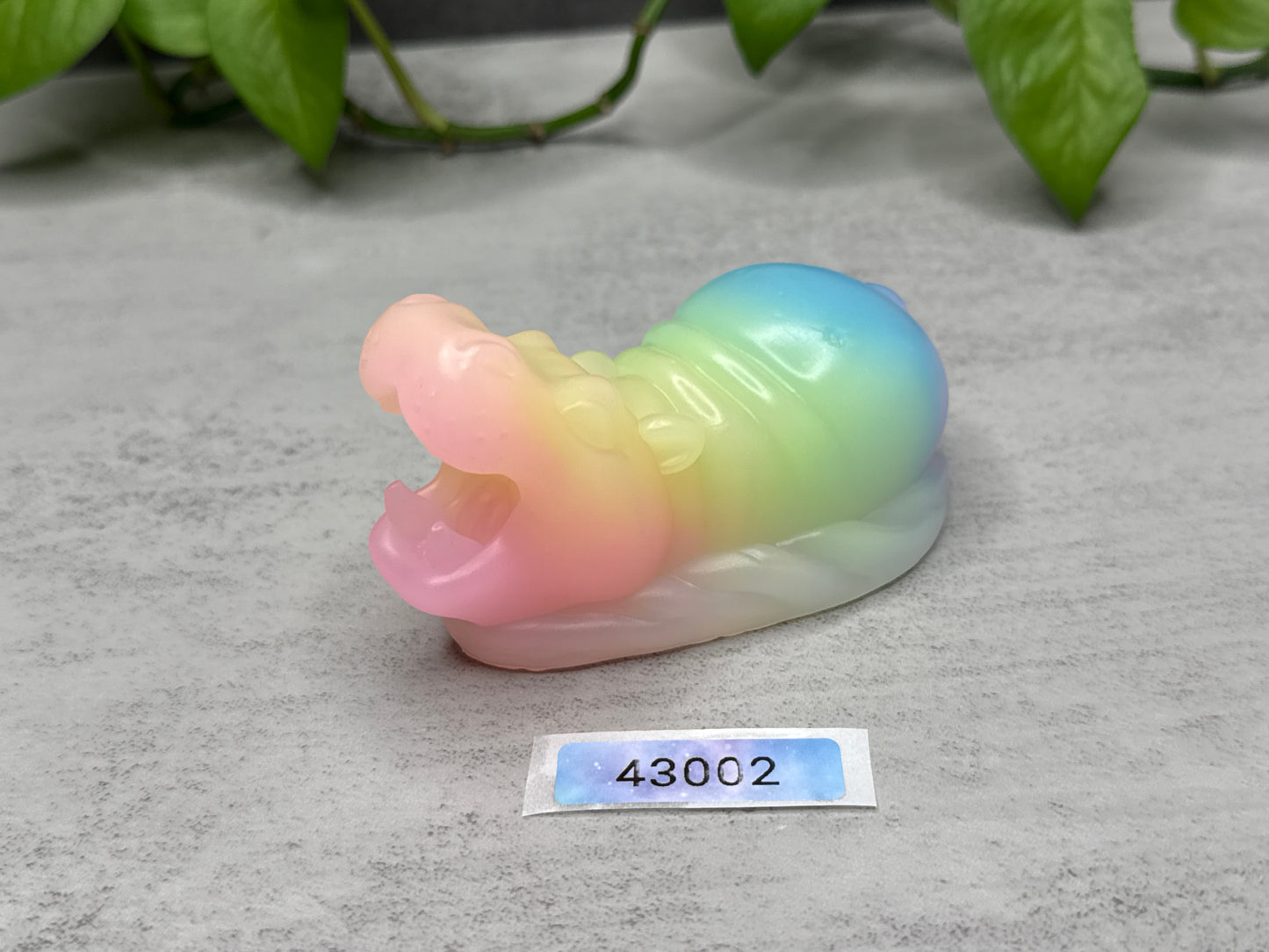 Flop - Delta - Hippo Squishy - One Size - Super Soft - UV - GITD - 43002