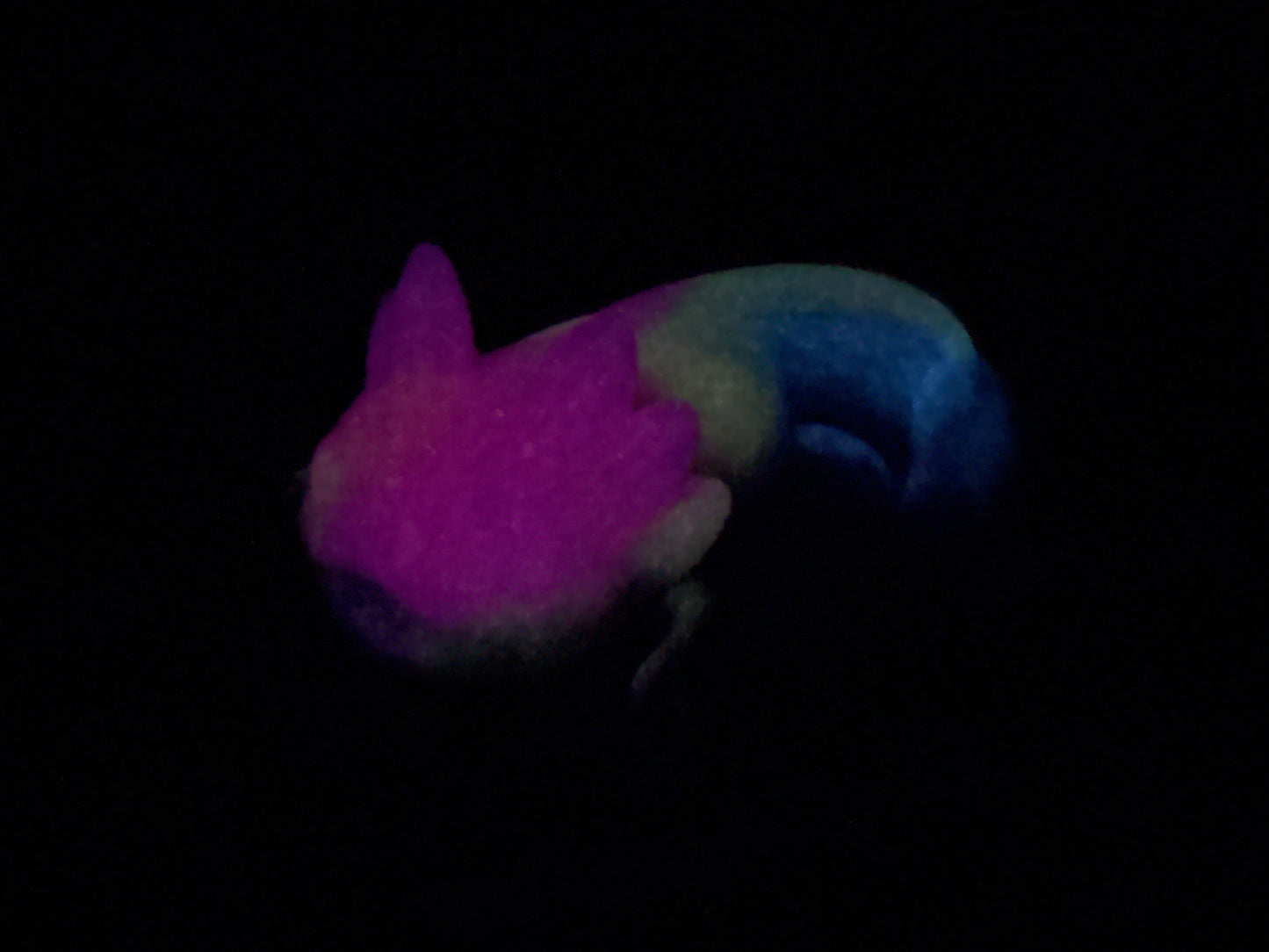 Lottie - Axolotl Squishy - Small - Soft - UV - GITD - 4437