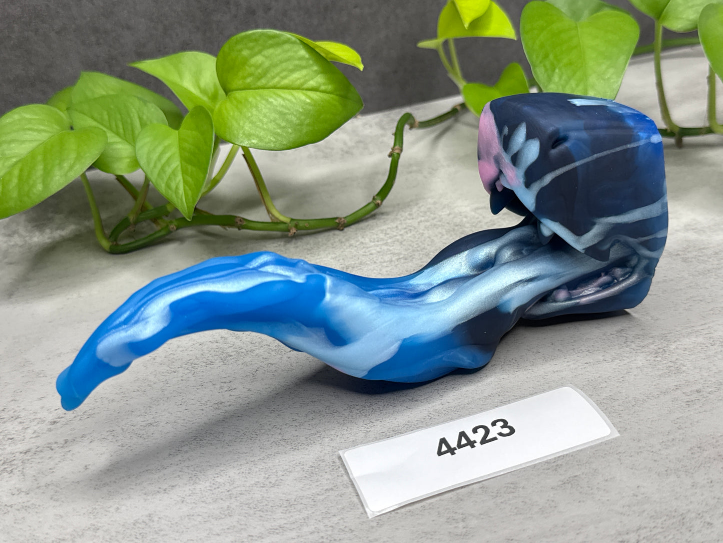 Flop - Oola Tongue - Alien Dragon Insertable Toy - Small - Soft - UV - GITD - 4423