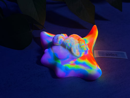 Flapjack - Stingray Squishy - Medium - Super Soft - UV - GITD - 33088