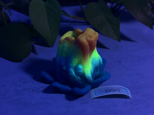 Quetzal  - Penetrable Stroker - Mini - Super Soft - UV - GITD - 33045