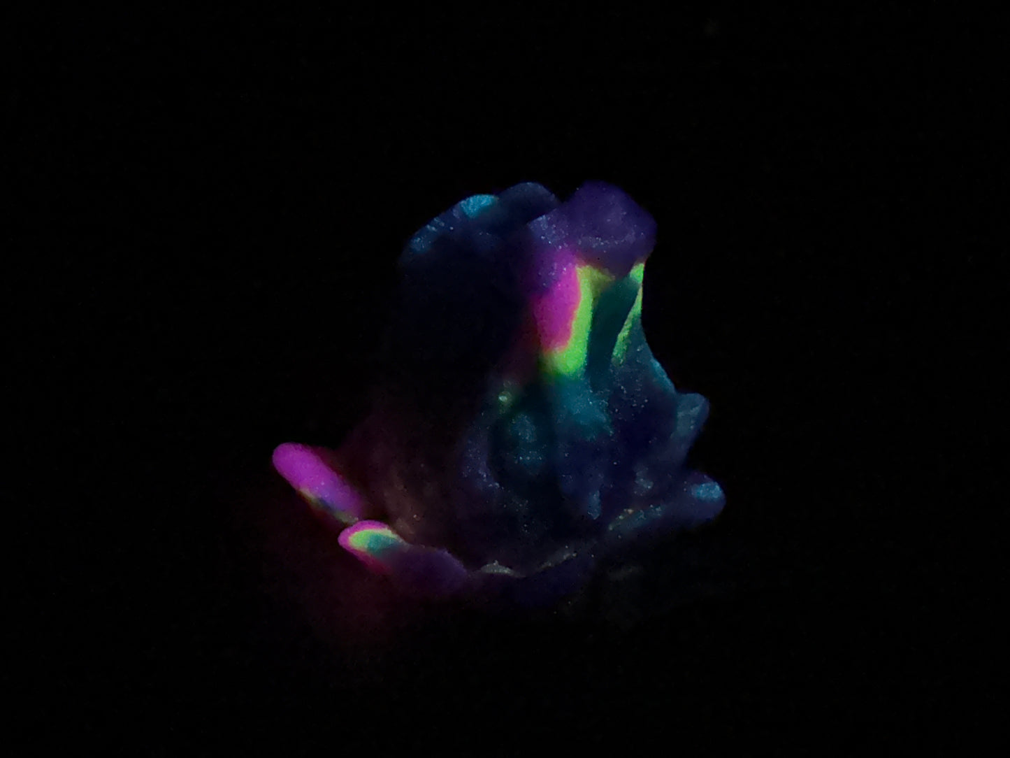 Quetzal  - Penetrable Stroker - Mini - Super Soft - UV - GITD - 33044