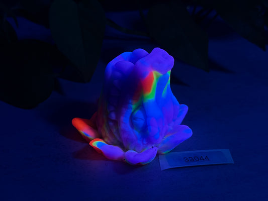 Quetzal  - Penetrable Stroker - Mini - Super Soft - UV - GITD - 33044