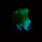 Quetzal - Penetrable Stroker - Large - Super Soft - UV - GITD - 33034