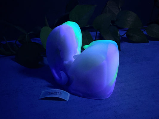 Oola's Maw - Dragon Penetrable Stroker - Large - Super Soft - UV - GITD - 33018