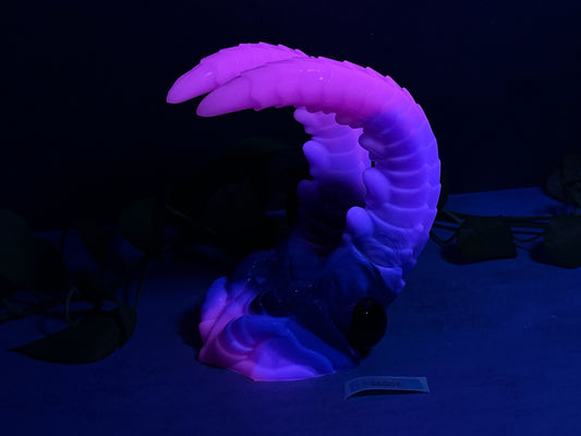 Kariss - Shrimp Insertable - Large - Soft - UV - GITD - 34008