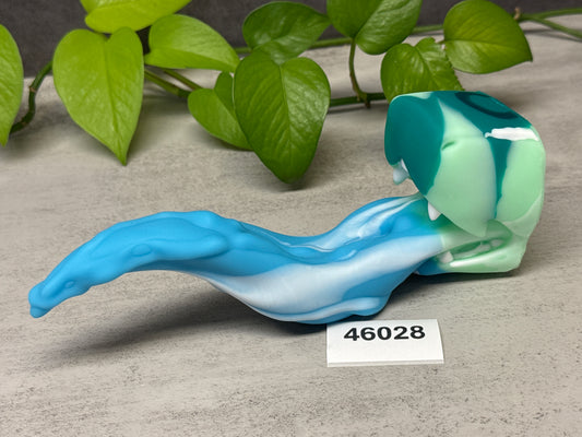 Oola Tongue - Alien Dragon Insertable Toy - Small - Soft - UV - GITD - 46028