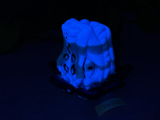 Quetzal - Stroker Penetrable Maw - Large - Soft - UV - GITD - 35006