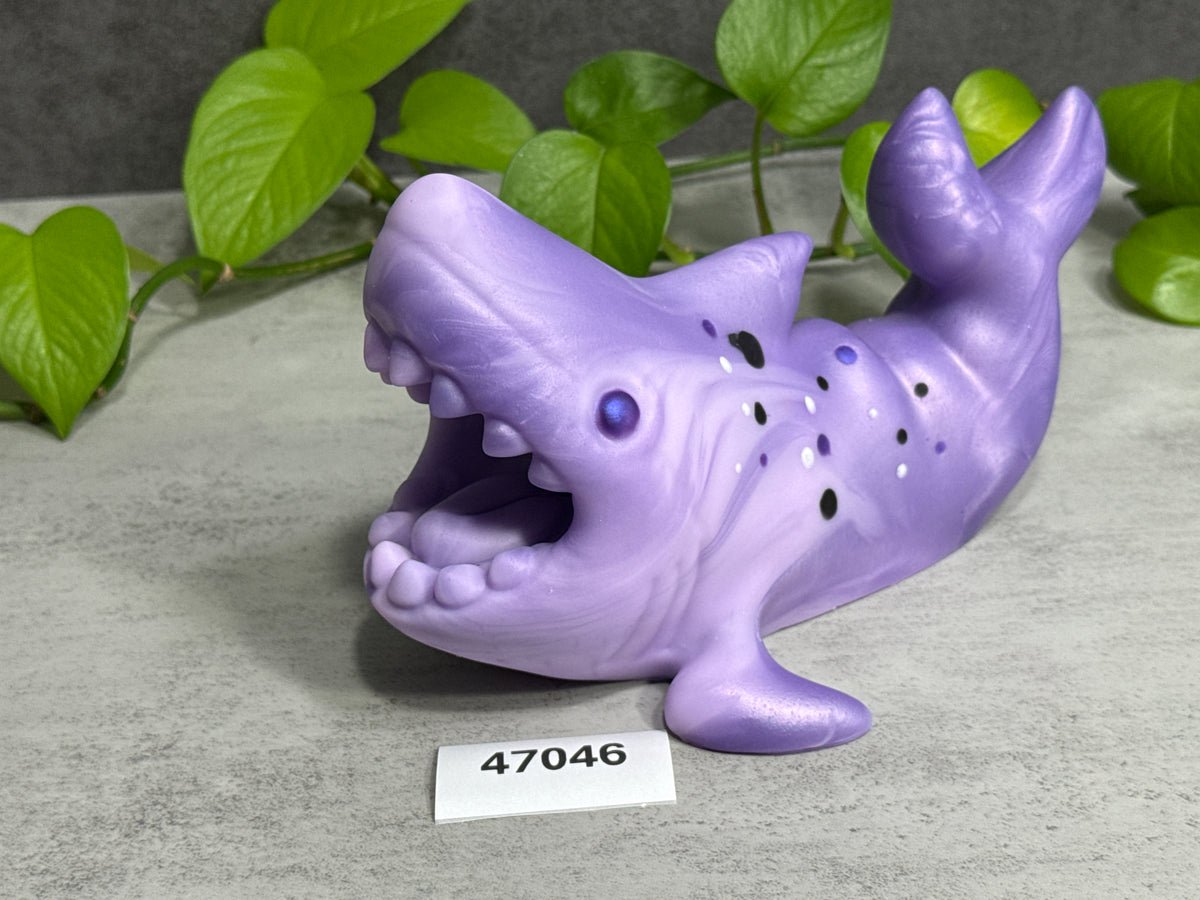 Quint - Shark Open Back Penetrable - Large - Super Soft - UV - GITD - 47046