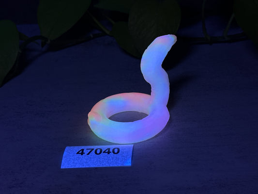 Fuchsia - Flamingo Floatie C-Ring - Small - Super Soft - UV - GITD - 47040