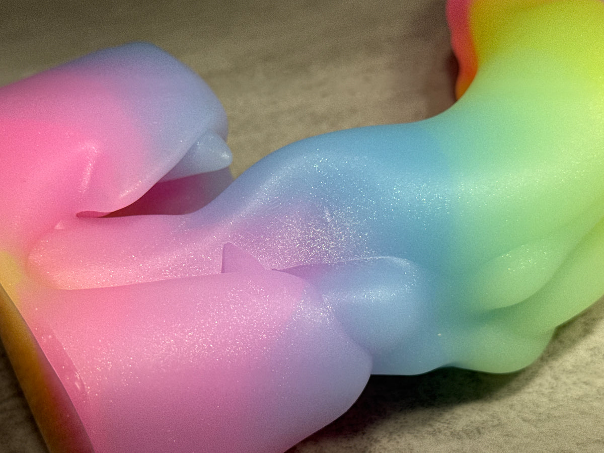 Flop - Oola Tongue - Alien Dragon Insertable Toy - Large - Soft - UV - GITD - 47011