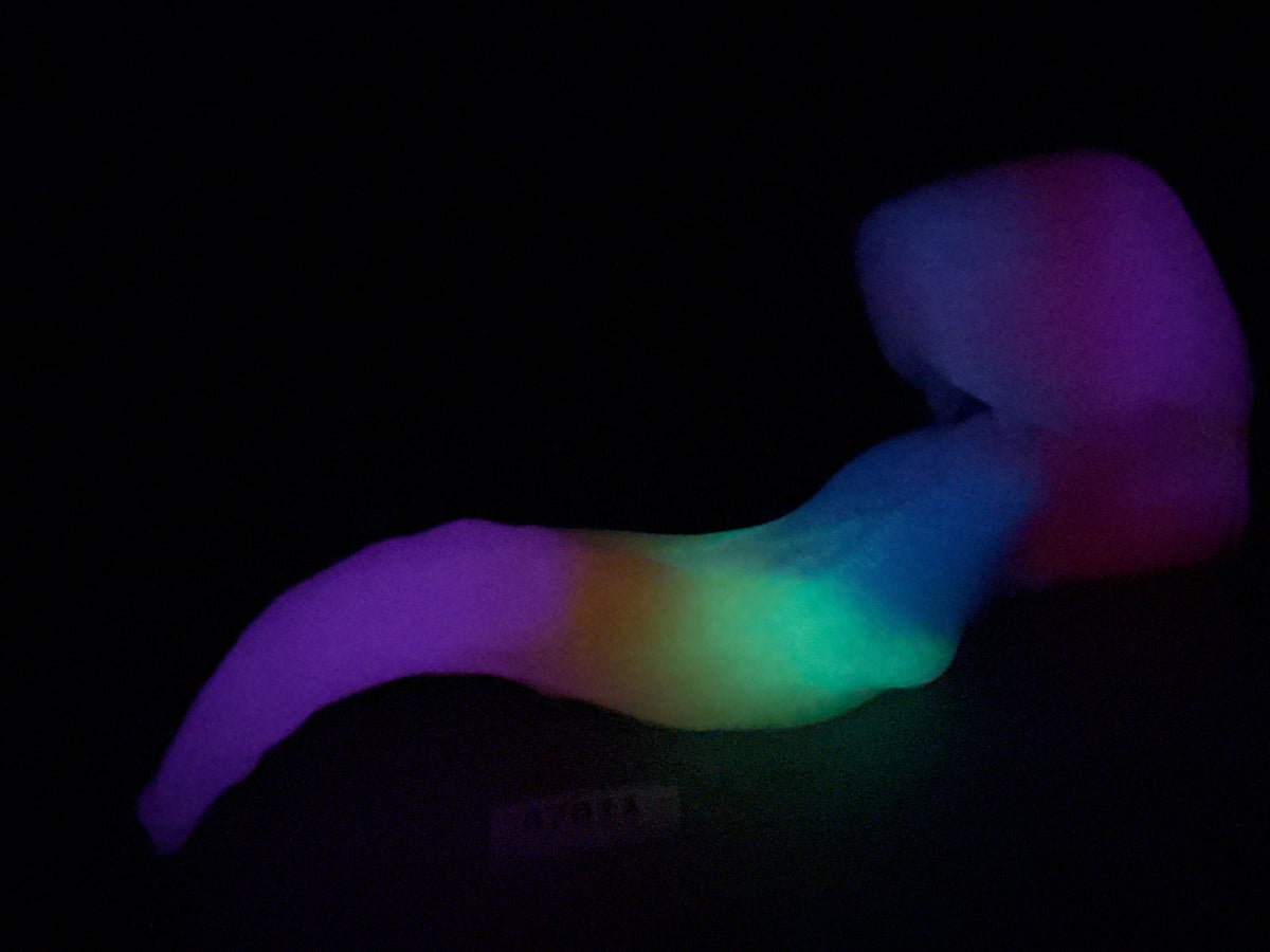 Flop - Oola Tongue - Alien Dragon Insertable Toy - Large - Soft - UV - GITD - 47011