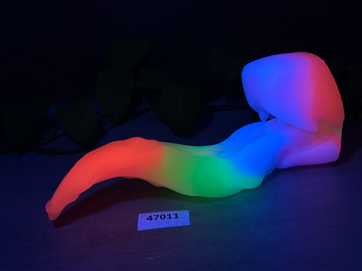 Flop - Oola Tongue - Alien Dragon Insertable Toy - Large - Soft - UV - GITD - 47011