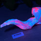 Oola Tongue - Alien Dragon Insertable Toy - Small - Firm 10A - UV - GITD - 47008