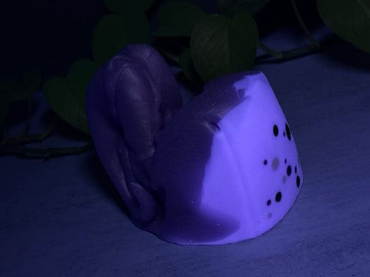 Oola Stroker - Alien Dragon Penetrable Toy - Large - Super Soft - UV - GITD - 47006