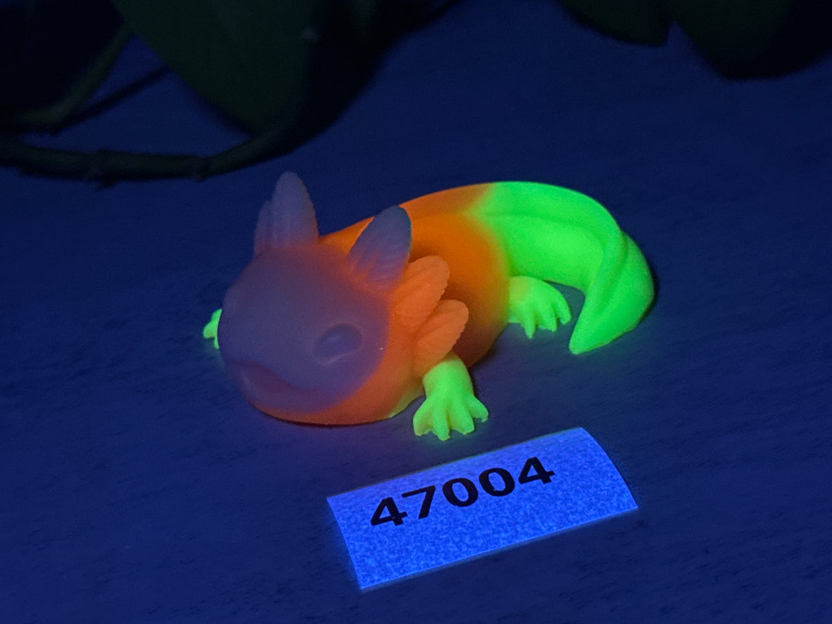 Lottie - Axolotl Squishy - Small - Super Soft - UV - GITD - 47004
