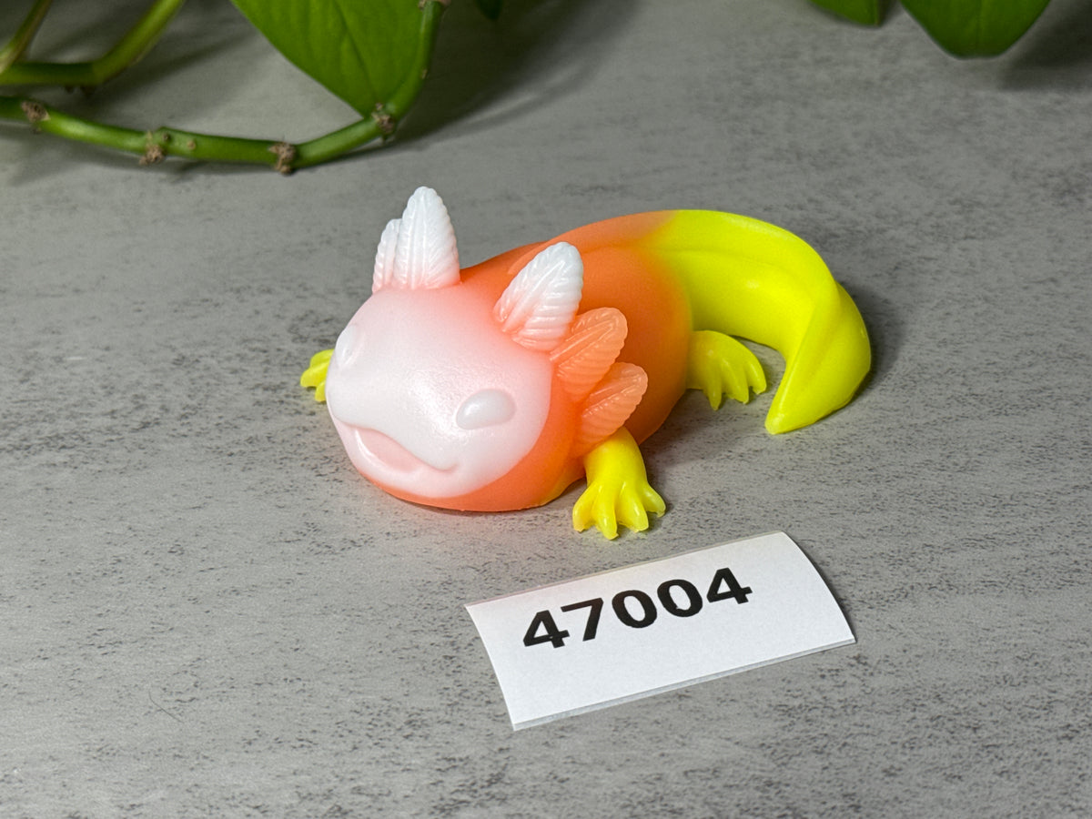Lottie - Axolotl Squishy - Small - Super Soft - UV - GITD - 47004