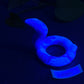 Fuchsia - Small C-Ring Toy - Soft - UV - GITD - 26046