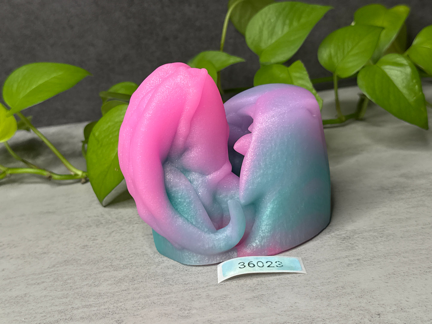 Oola's Maw - Penetrable Stroker - Large - Super Soft - UV - GITD - 36023