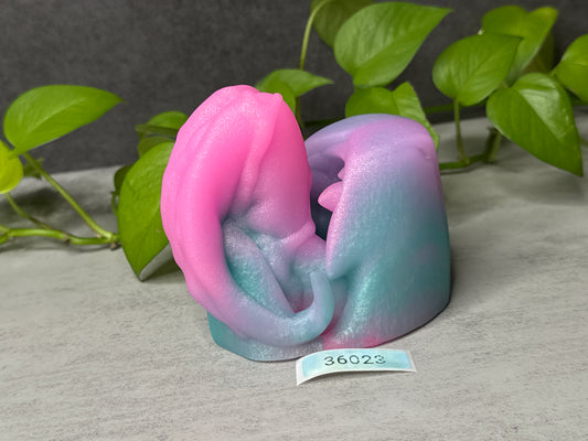 Oola's Maw - Penetrable Stroker - Large - Super Soft - UV - GITD - 36023