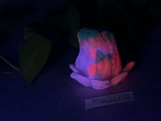 Quetzal - Penetrable Stroker - Mini - Super Soft - UV - GITD - 36017