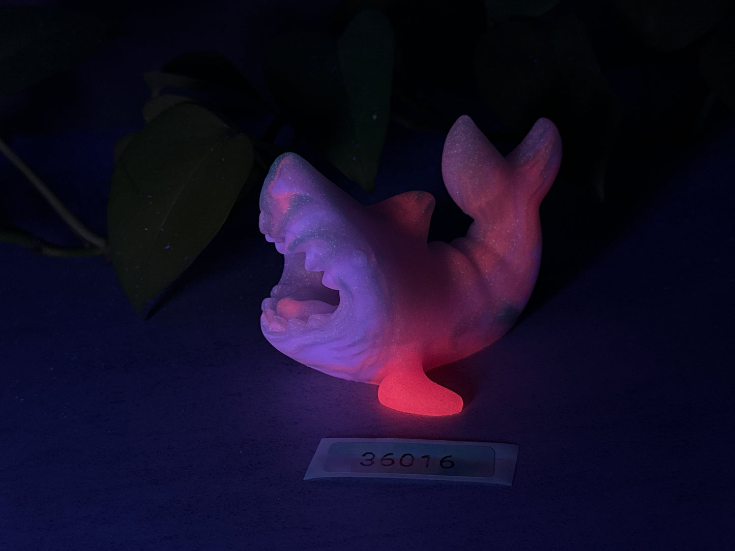 Quint - Penetrable Stroker - Vibe Sleeve - Super Soft - UV - GITD - 36016