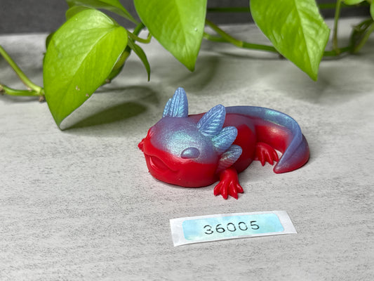 Lottie - Axolotl Squishy - Small - Medium - UV - GITD - 36005