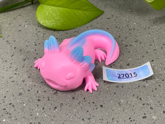 Lottie - Axolotl Squishy - Small - Super Soft - UV - GITD - 27015