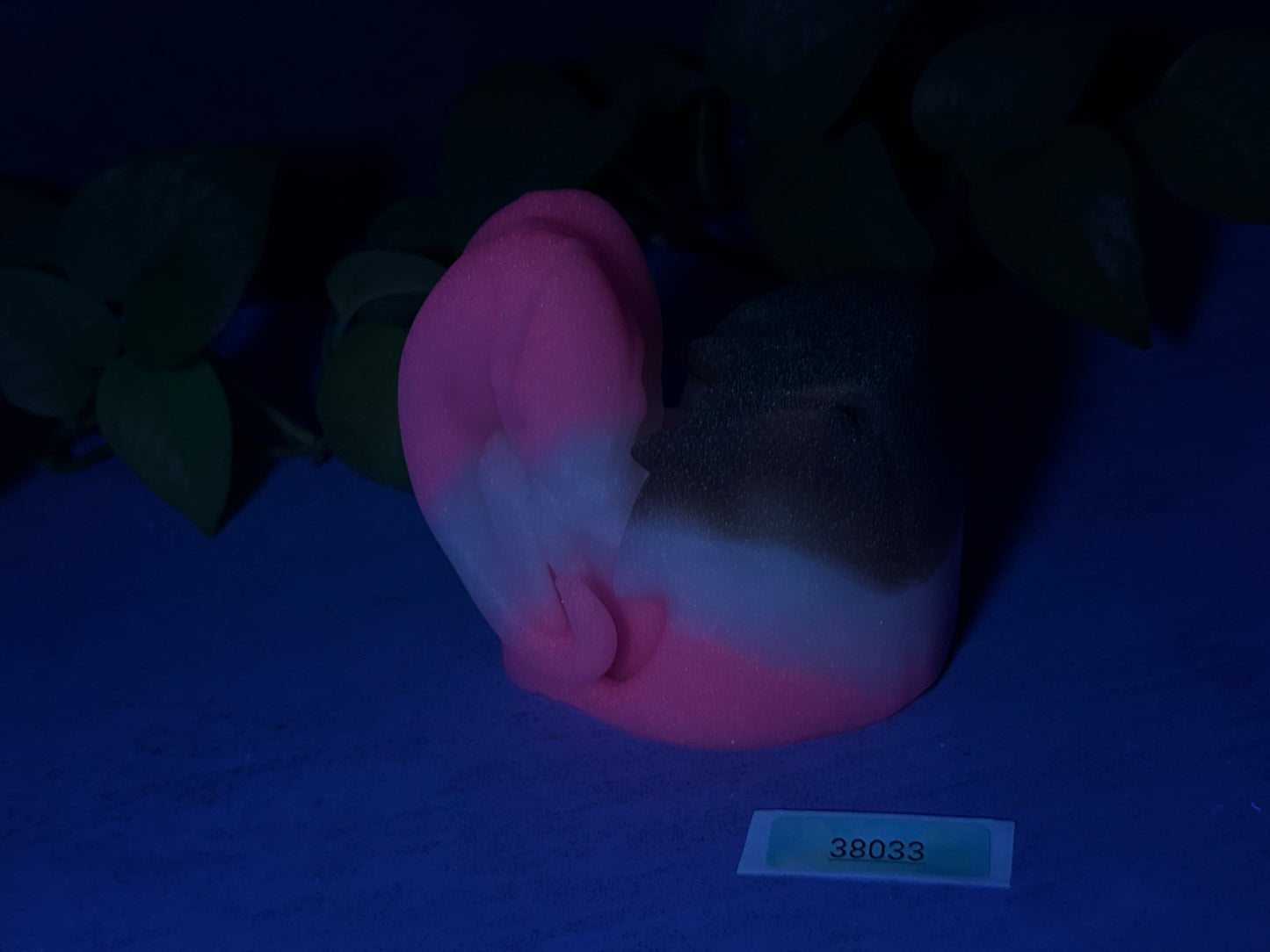 Oola's Maw - Penetrable Stroker - Large - Super Soft - UV - GITD - 38033