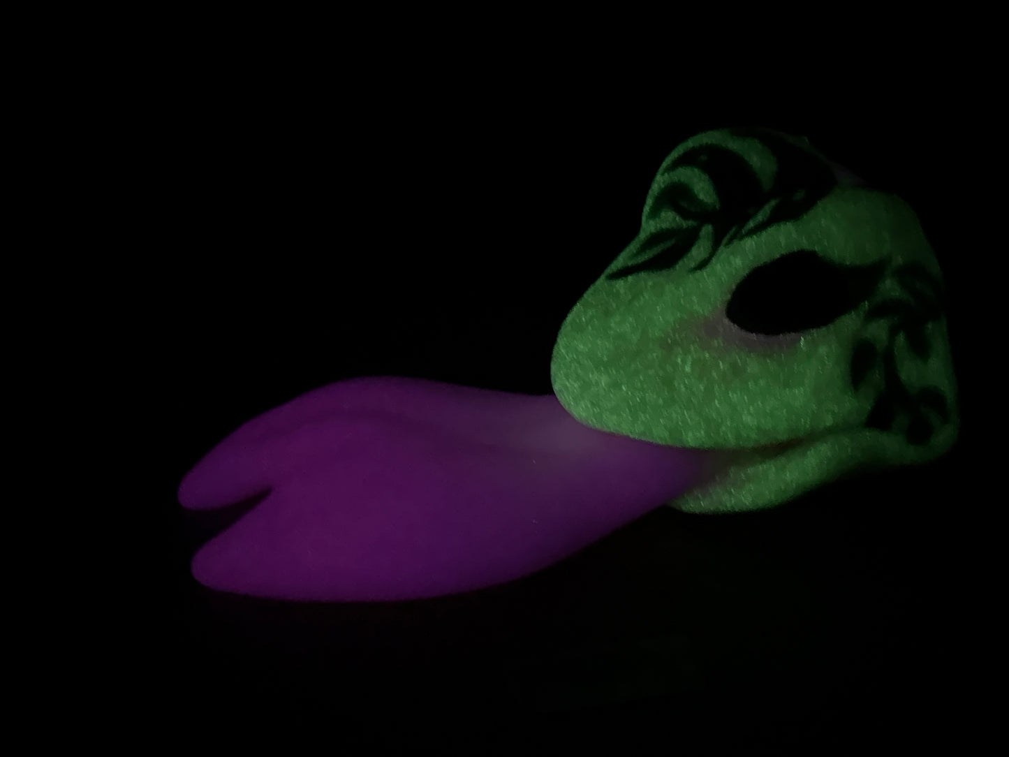 Jeremiah - Frog Insertable Toy - Medium - Soft - UV - GITD - 38024