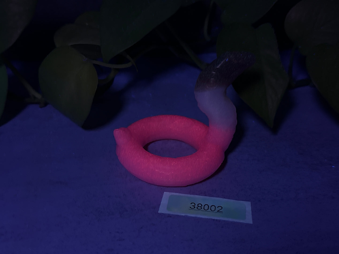 Fuchsia - Flamingo Floatie - C-Ring - Super Soft - UV - GITD - 38002