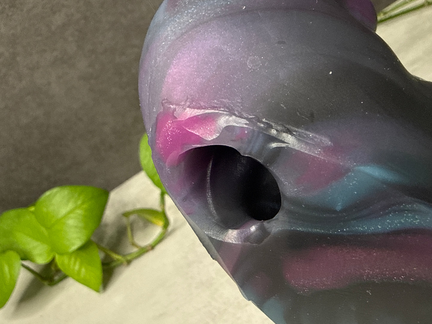 Flop - Quint - Shark Penetrable Stroker - Large - Super Soft - UV - GITD - 40010