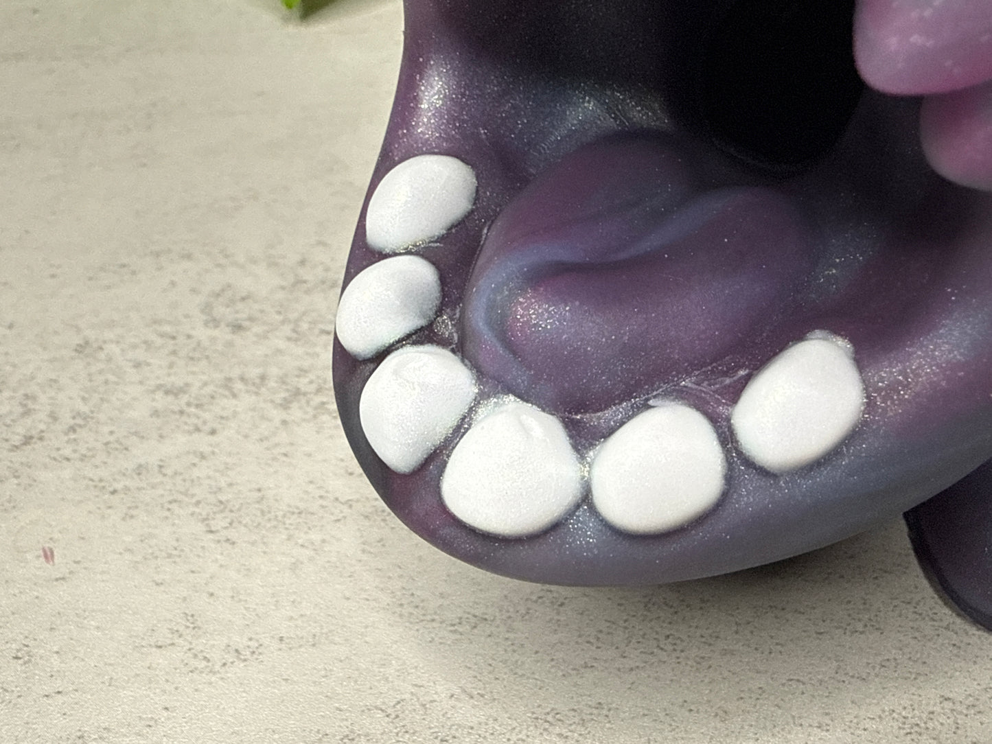 Flop - Quint - Shark Penetrable Stroker - Large - Super Soft - UV - GITD - 40010