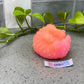 a soap ball sitting on top of a counter next to a plant