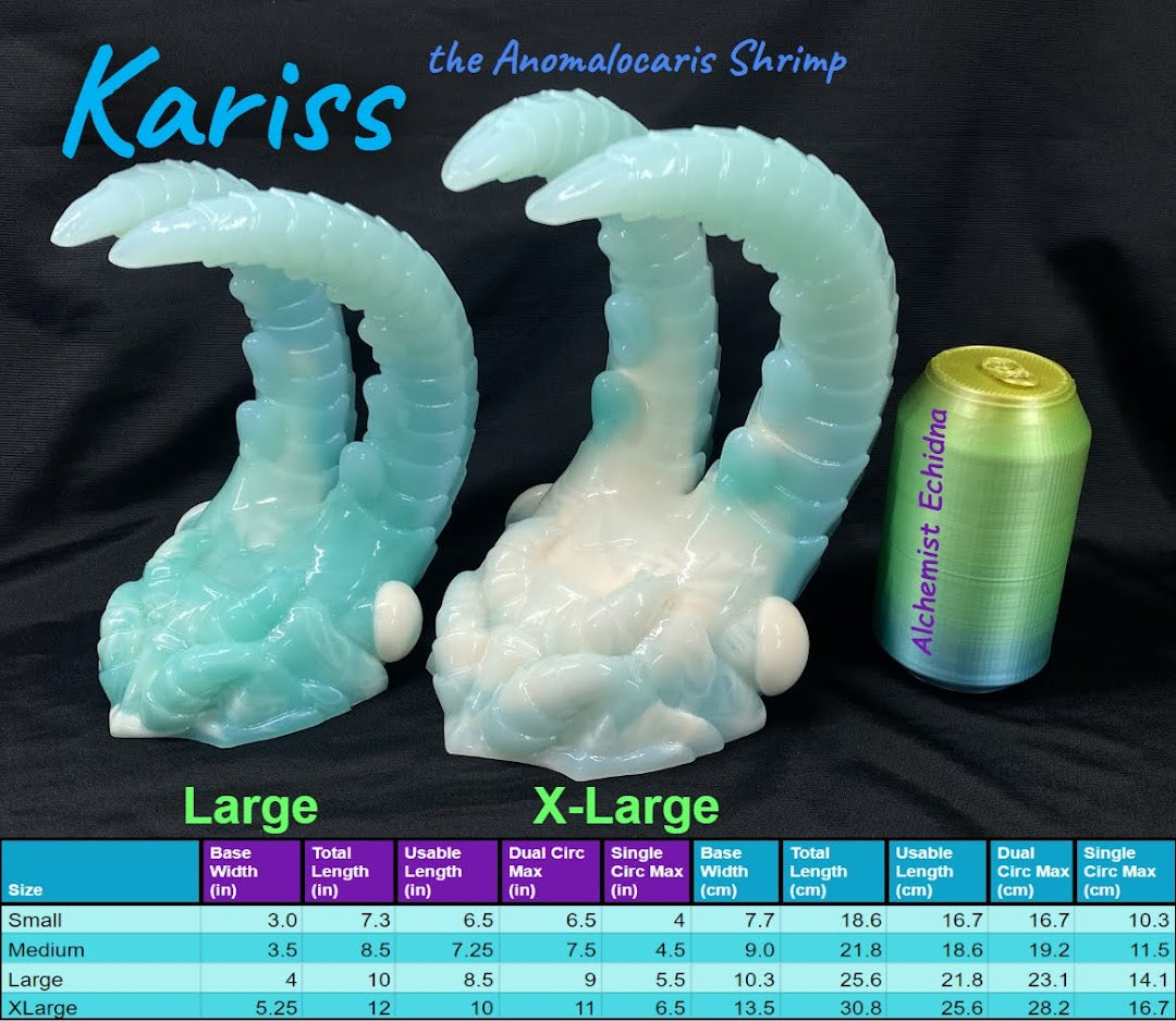 Flop - Kariss - Insertable Toy - Large - Soft NC31 - UV - GITD - 25017